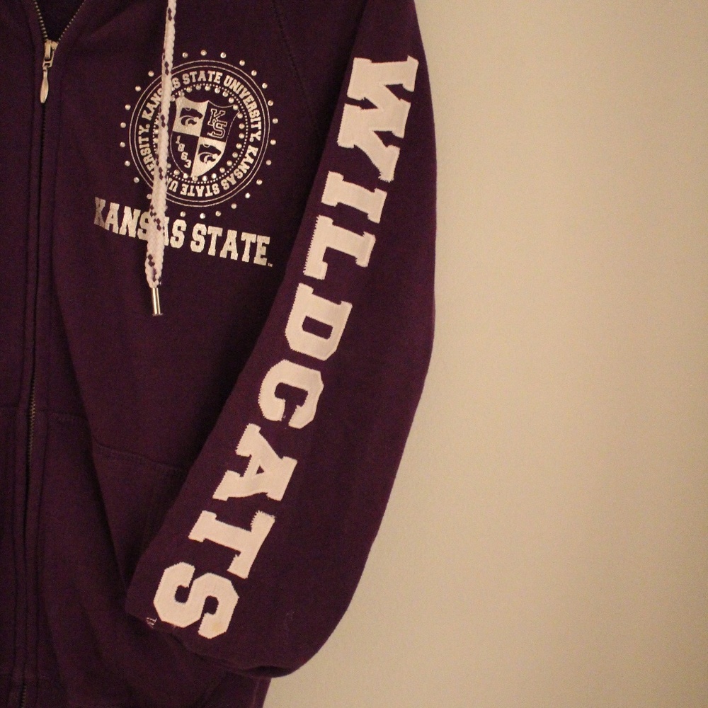 Rhinestoned K-State Sweatshirt